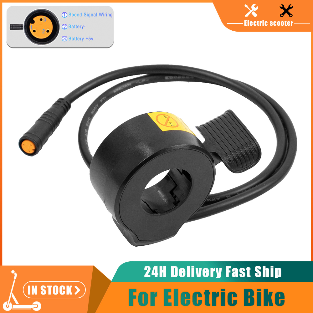 Mid Drive Conversion Kit 1000W - Ebike Thumb Throttle 130X for Bafang