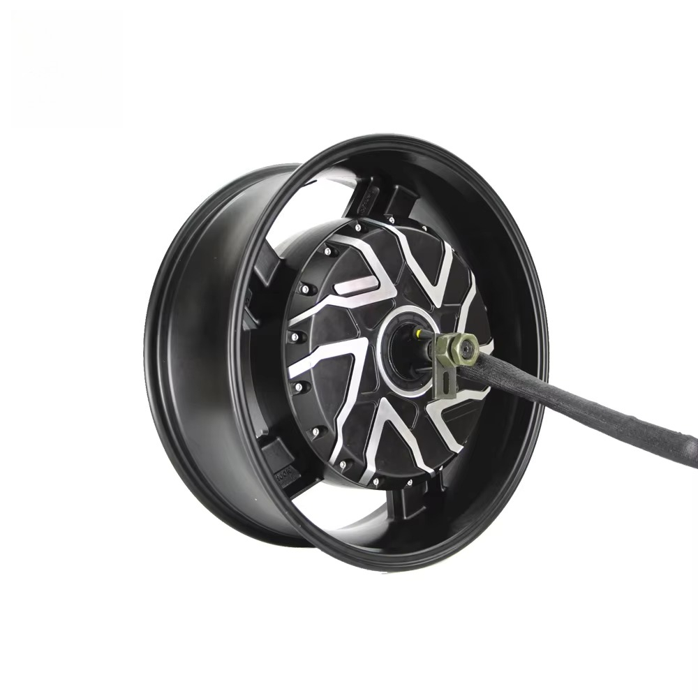 Hot selling:17X6.0 Inch 273 12 - огляд і ціна 12000W Electric Motorcycle Hub Motor
