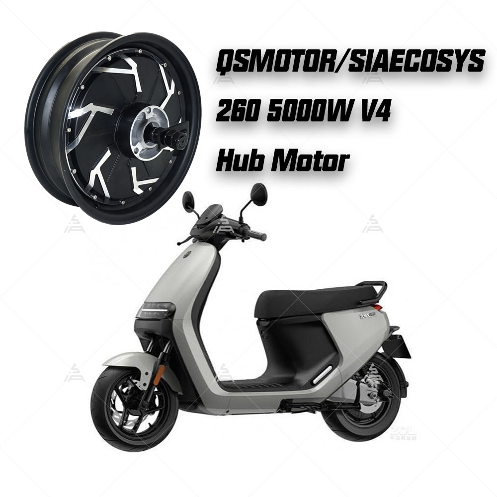 QSMOTOR QS260 V4 5000W 10000W  - огляд і ціна Direct Drive Hub Motor 72V 5000W